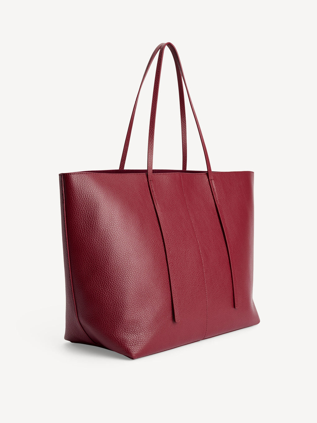 By Malene Birger Abilla Oversized Leather Tote Bag - Spacious Everyday Carryall