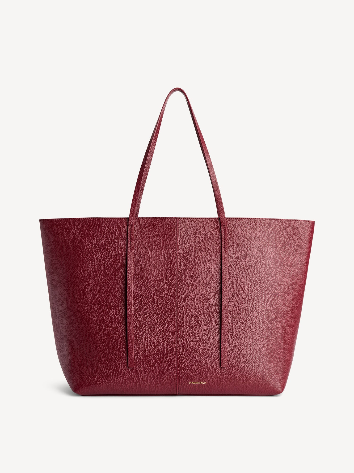 By Malene Birger Abilla Oversized Leather Tote Bag - Spacious Everyday Carryall
