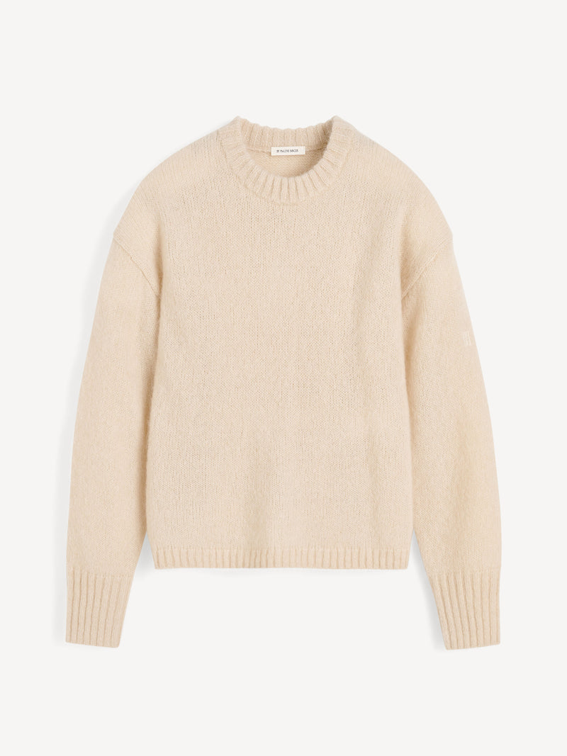Luxurious Wool Mohair Blend Brie Sweater - Cozy Loose Fit Knitwear