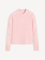 Brie Sweater: Luxurious Wool Mohair Blend, Loose Fit, Ribbed Hems, Cozy Knit