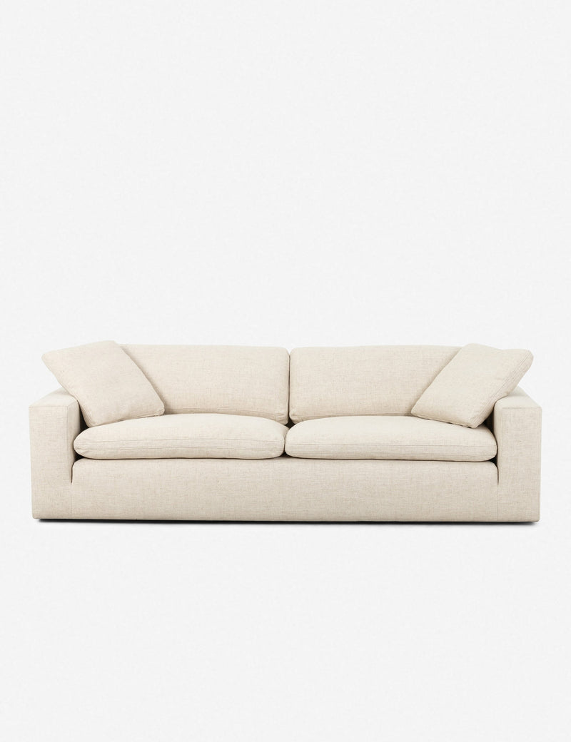 Lulu and Georgia Rita 3-Seat Upholstered Performance Fabric Sofa