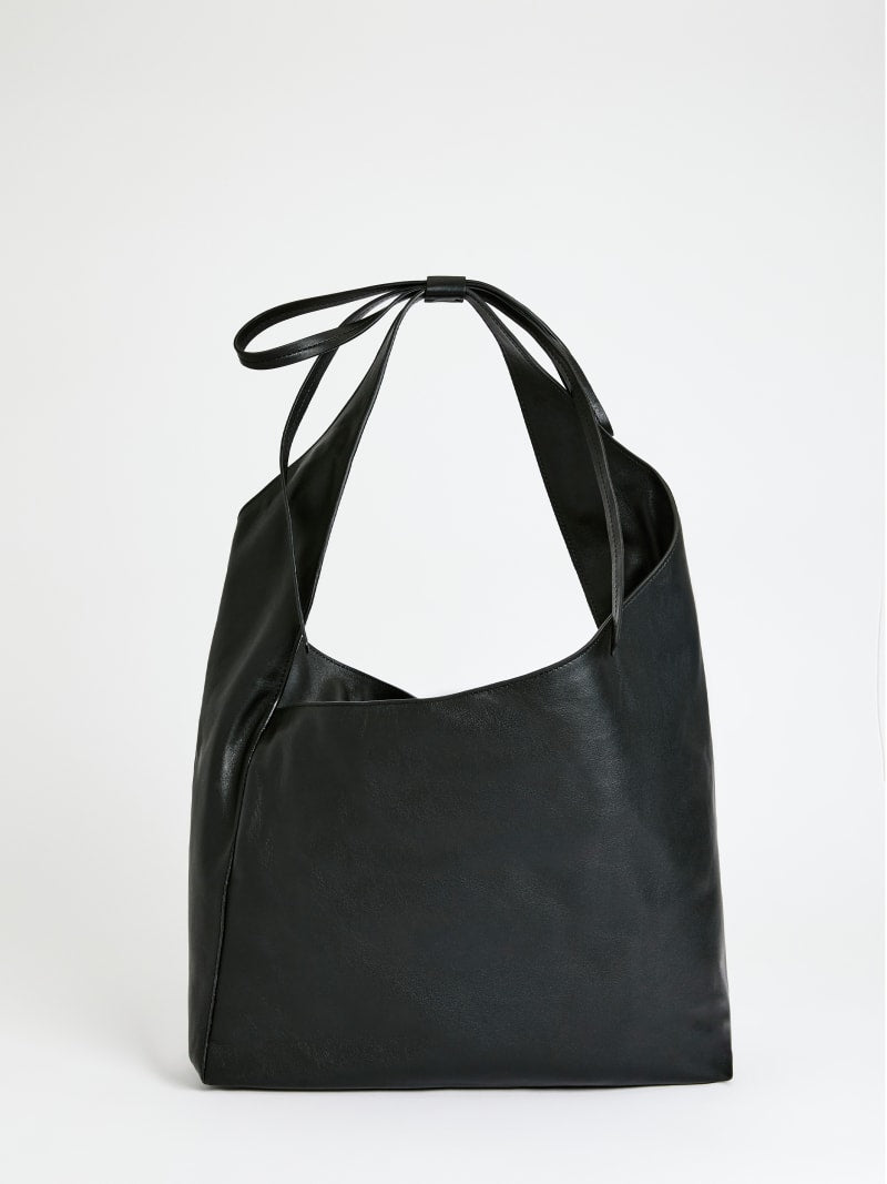 Reformation Vittoria Slouchy Leather Tote Bag: Magnetic Closure, Laptop Ready