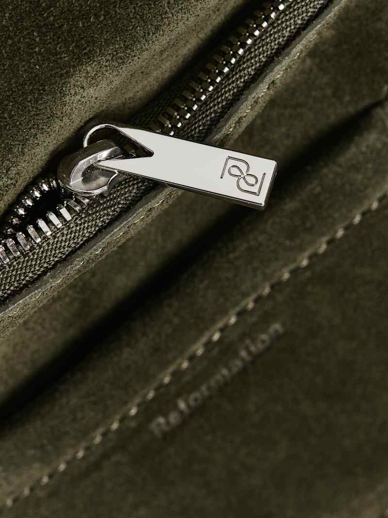 Chic Medium Vittoria Suede Tote Bag with Magnetic Closure & Laptop Space