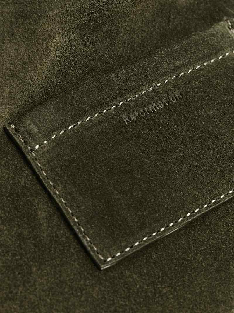 Chic Medium Vittoria Suede Tote Bag with Magnetic Closure & Laptop Space