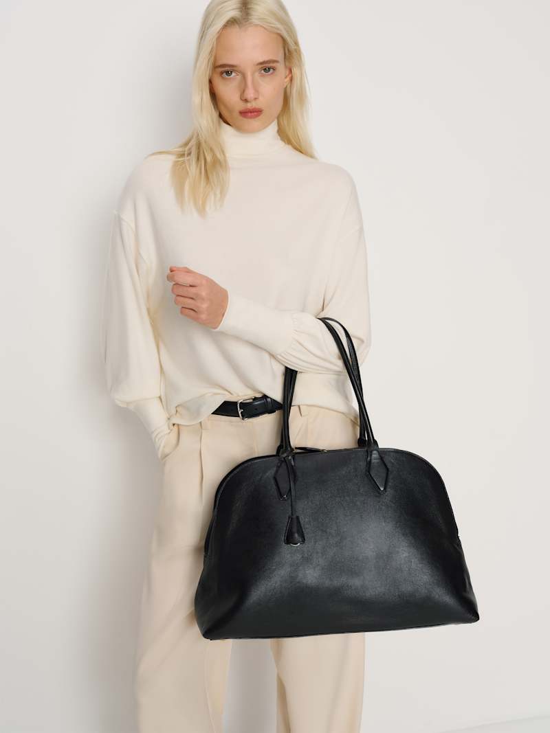 Reformation Seraphina Oversized Leather Tote Bag - Spacious, Stylish & Sustainable