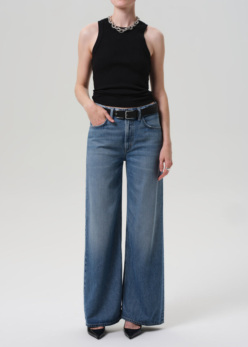 Paloma High-Rise Baggy Jeans: Relaxed Fit Recycled Cotton Jete Wash