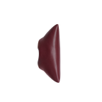 Chic Burgundy Genuine Leather Ring Handle Mini Evening Shoulder Bag for Women