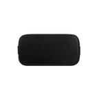 Chic Mini Black Leather Hobo Shoulder Bag with Gold Hardware, Versatile Style