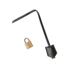 Chic Mini Black Leather Hobo Shoulder Bag with Gold Hardware, Versatile Style