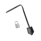 Chic Mini Silver Black Hobo Bag - Versatile Calf Leather Shoulder Purse