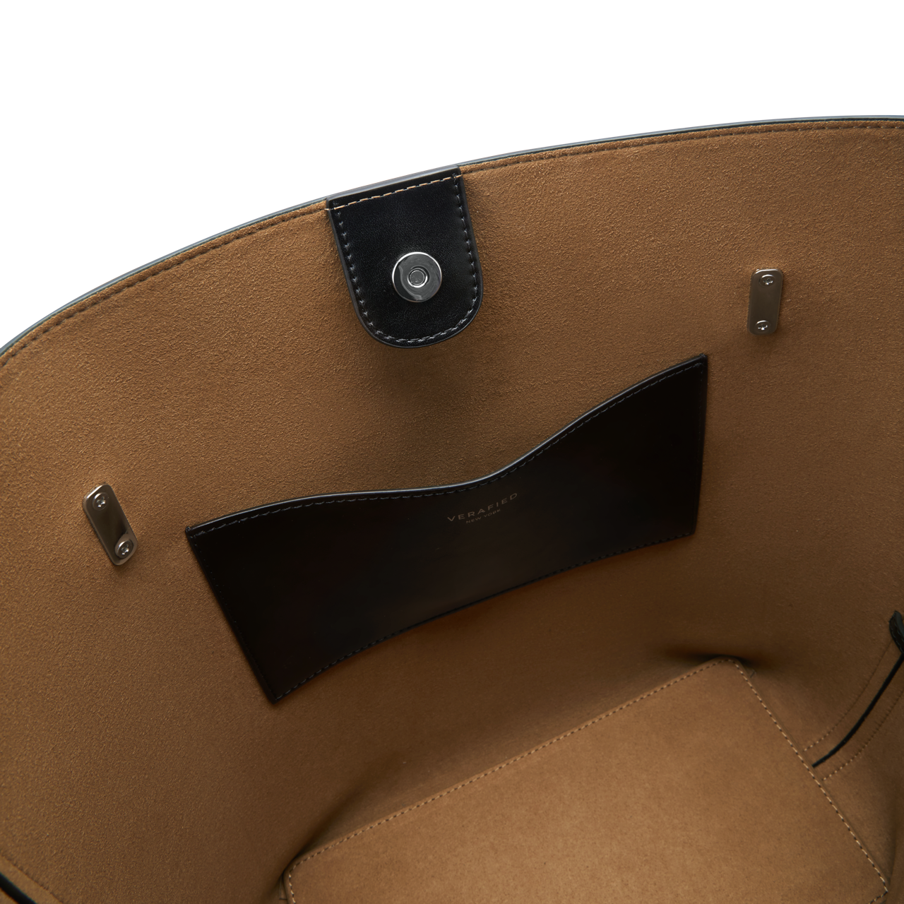 Chic Black Waxy Leather Belted Tote Bag, Versatile Shoulder Carry