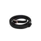 Chic Leopard Print Calf Hair Shoulder Bag with Metallic Buckle for Women