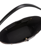 Chic Leopard Print Calf Hair Belted Tote Bag with Adjustable Shoulder Strap