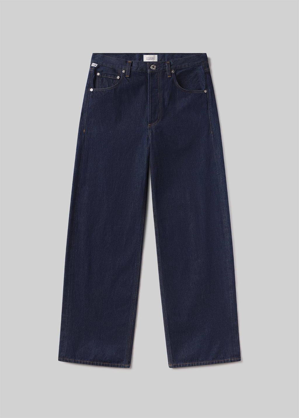 Ayla Baggy Women's Relaxed Fit Dark Indigo Regenerative Cotton Jeans