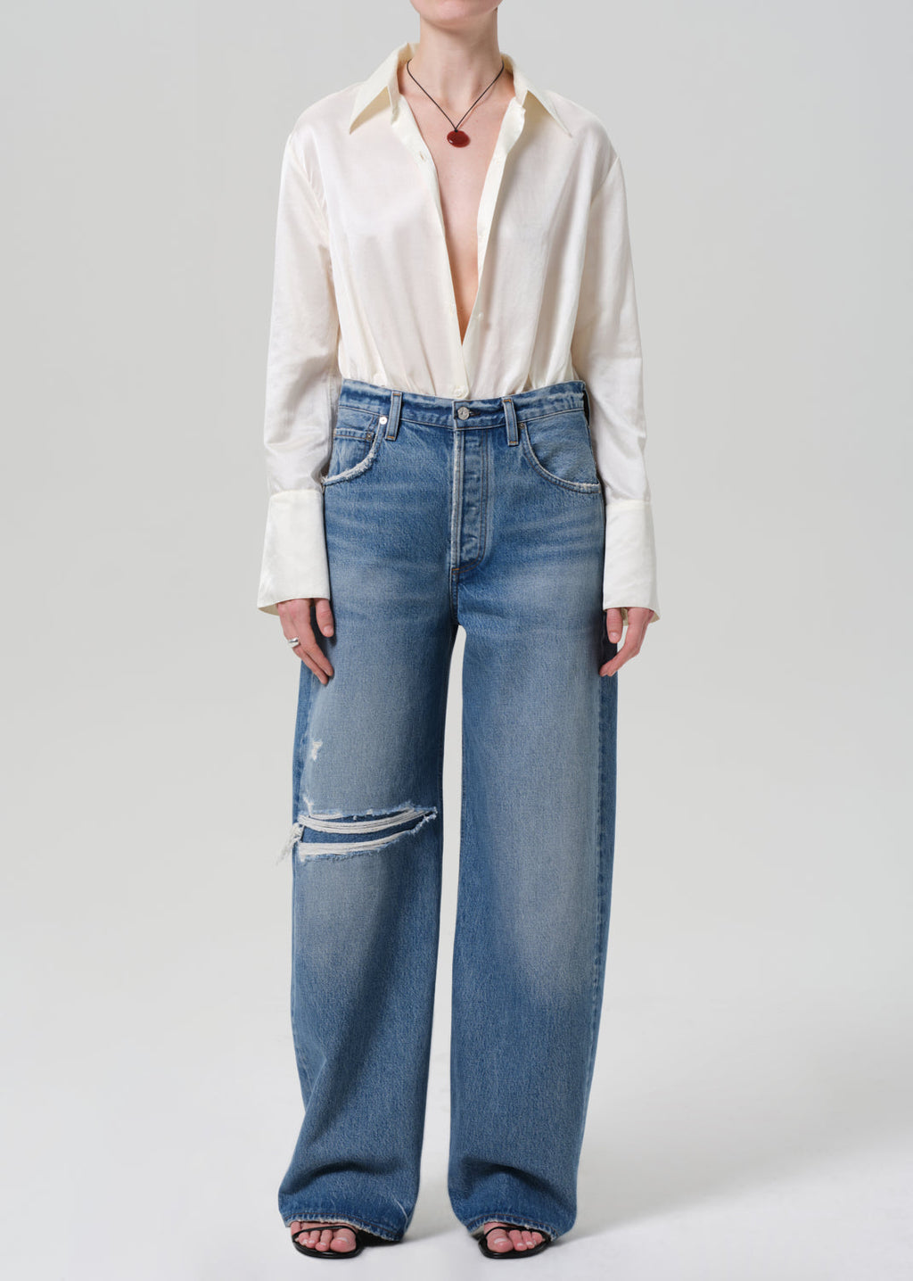 Ayla Baggy Calvary Women's Jeans: Relaxed Sustainable Vintage-Inspired Fit