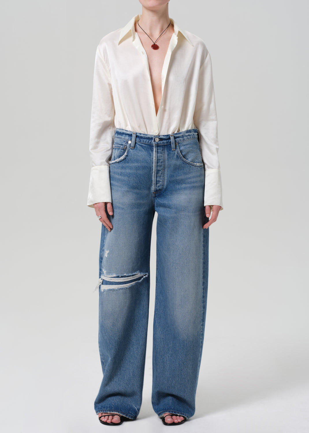 Ayla Baggy Calvary Women's Jeans: Relaxed Sustainable Vintage-Inspired Fit