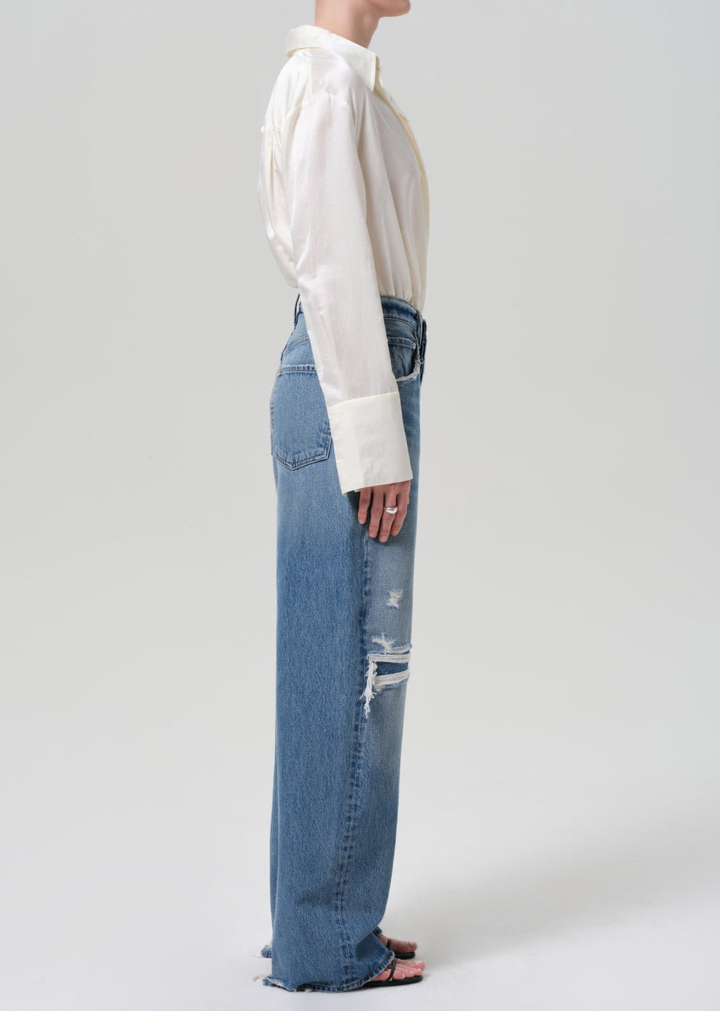 Ayla Baggy Calvary Women's Jeans: Relaxed Sustainable Vintage-Inspired Fit