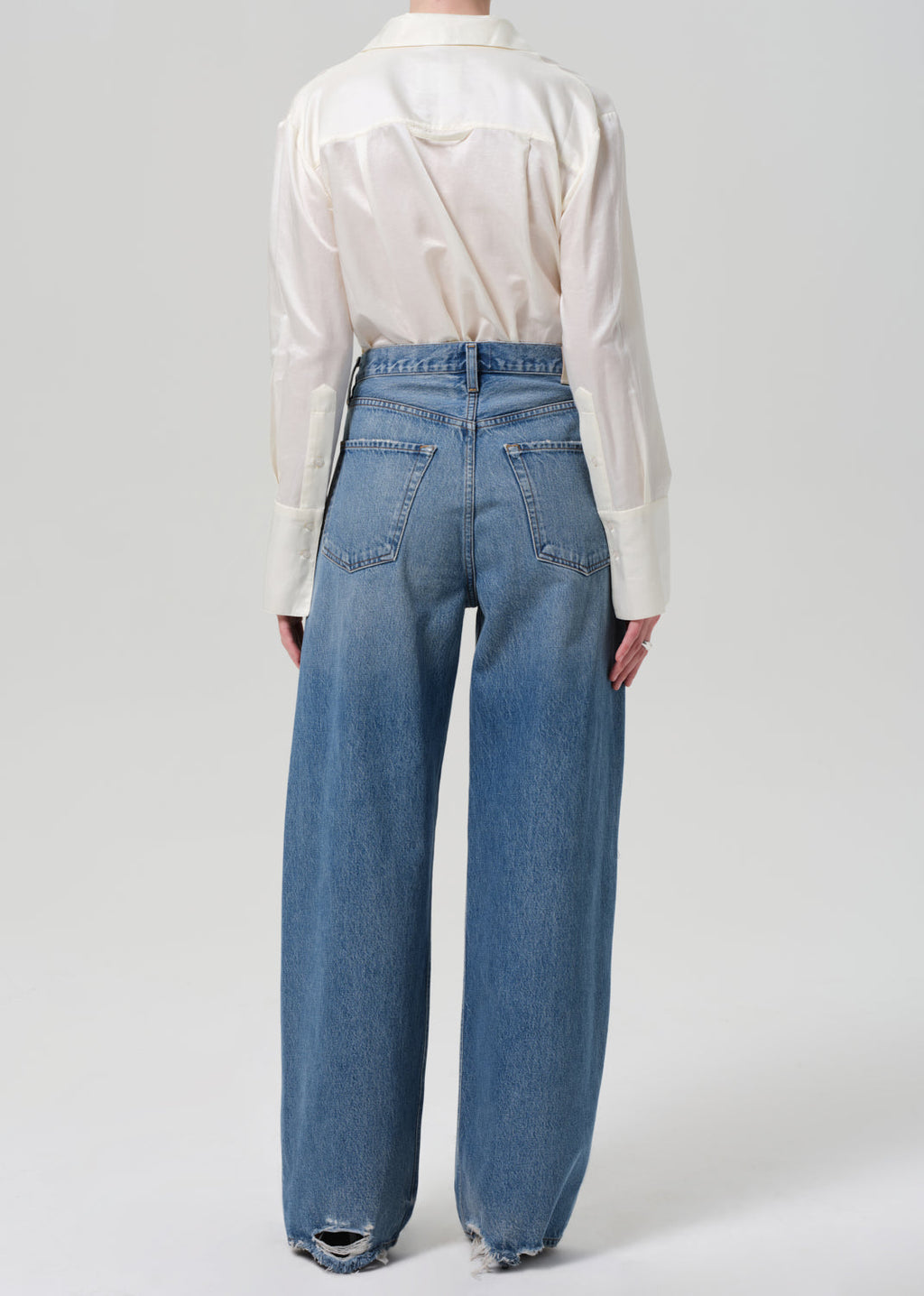 Ayla Baggy Calvary Women's Jeans: Relaxed Sustainable Vintage-Inspired Fit