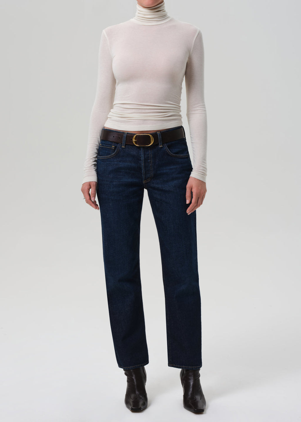 Anissa Low Rise Straight Leg Jeans: Madison Wash, Regenerative Cotton Comfort