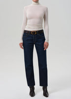 Anissa Low Rise Straight Leg Jeans: Madison Wash, Regenerative Cotton Comfort