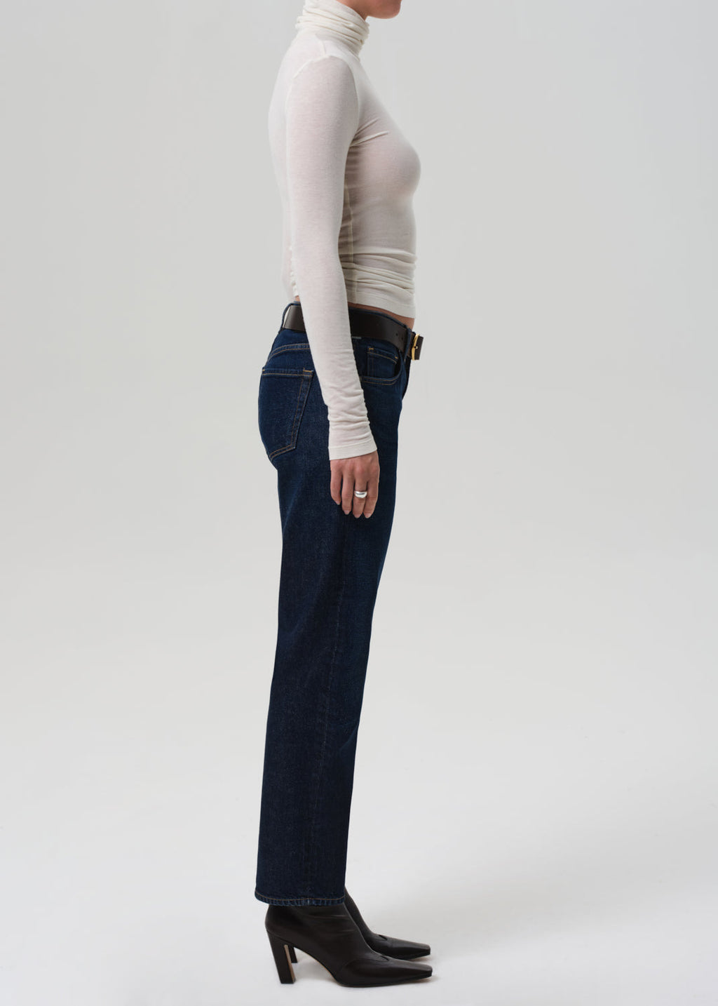 Anissa Low Rise Straight Leg Jeans: Madison Wash, Regenerative Cotton Comfort