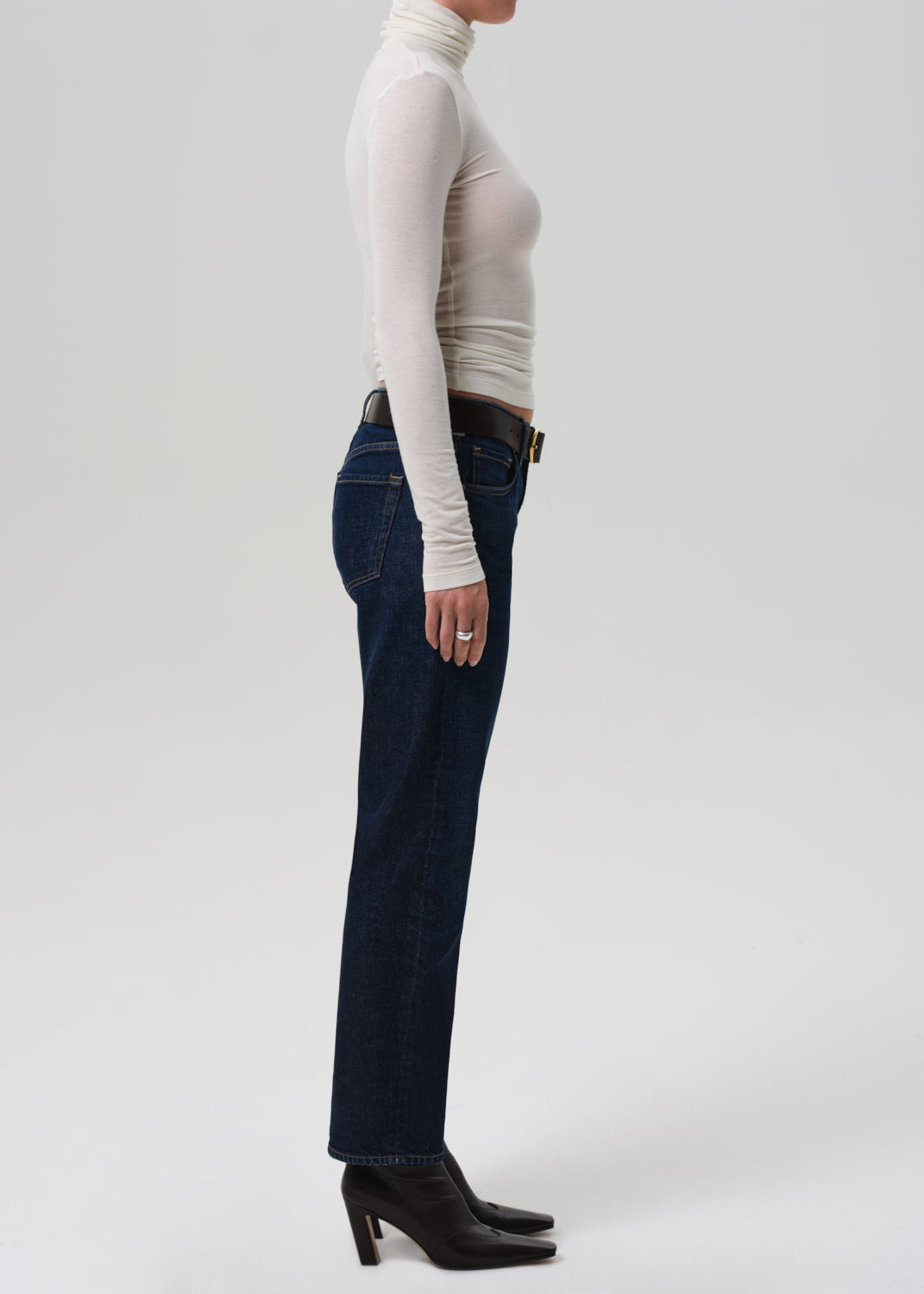 Anissa Low Rise Straight Leg Jeans: Madison Wash, Regenerative Cotton Comfort