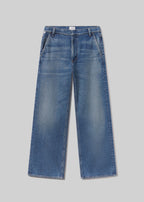 Annina High-Rise Pocket Trouser 30-inch Inseam in Cici Regenerative Denim