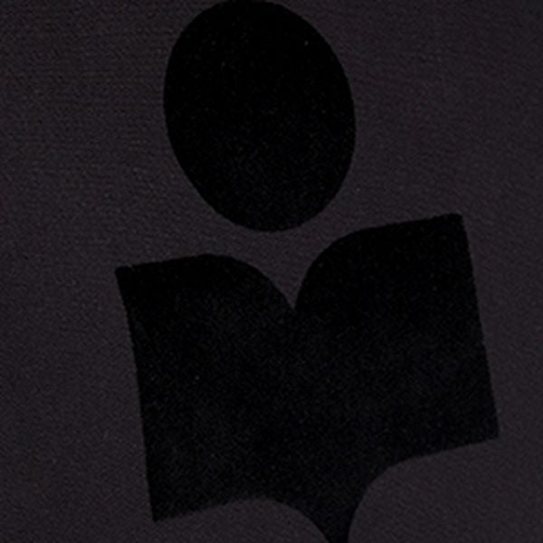 Chic Black Cotton Canvas Yenky Tote Bag with Embroidered Logo