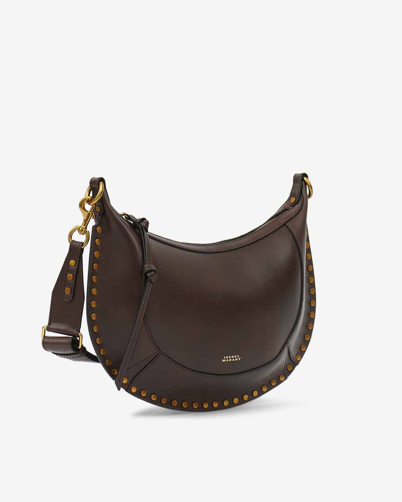 Isabel Marant Naoko Calfskin Leather Versatile Studded Crossbody Shoulder Bag