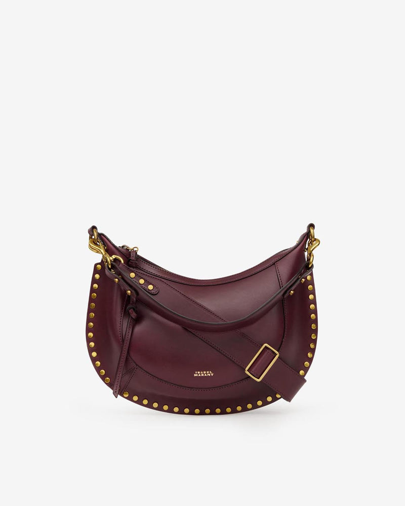 Isabel Marant Naoko Soft Leather Hand Shoulder Bag with Gold Studs
