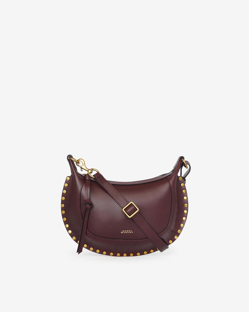 Isabel Marant Oskan Moon Bag: Luxurious Calfskin Leather Crossbody, Shoulder, Hand Carry