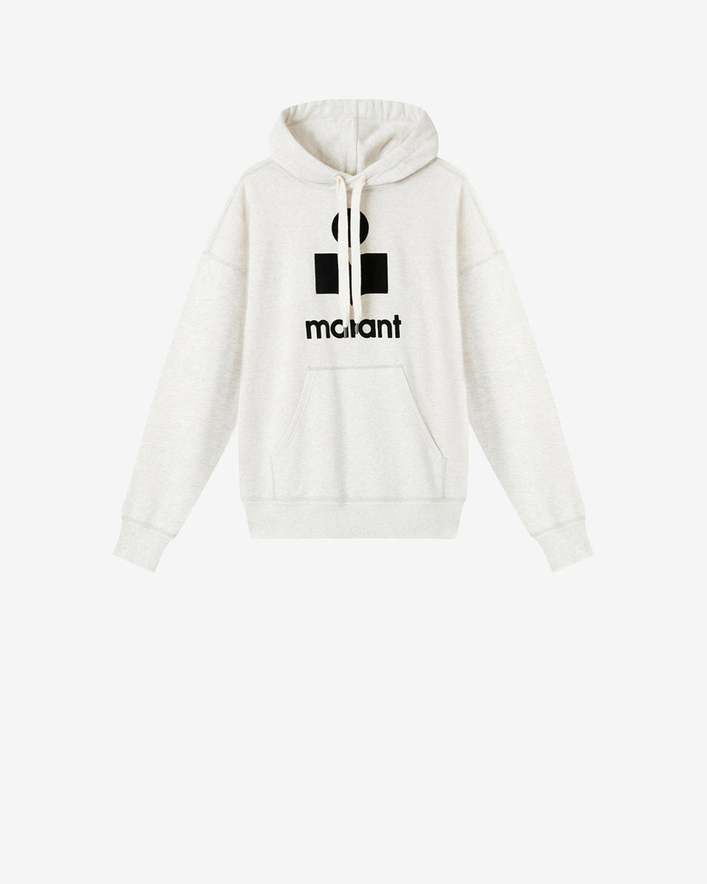 Chic Isabel Marant Etoile Mansel Women's Ecru Logo Hoodie Sweatshirt
