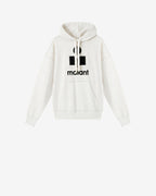 Chic Isabel Marant Etoile Mansel Women's Ecru Logo Hoodie Sweatshirt