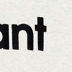 Chic Isabel Marant Etoile Mansel Women's Ecru Logo Hoodie Sweatshirt