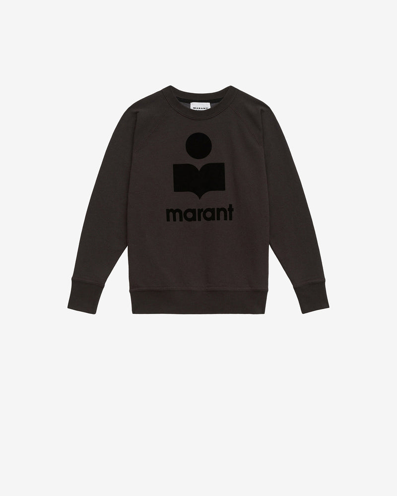 Isabel Marant Etoile Millyny Black Cotton Logo Sweatshirt for Women