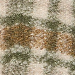 Chic Harveli Checkered Wool Blend Coat - Relaxed Fit, Shirt Collar, Patch Pockets