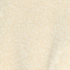 Chic Etoile Mackensy Ecru Shearling Style Coat with Zipper Closure