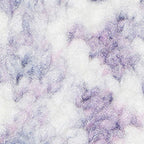 Chic Mackensy Ecru-Purple Shearling Style Coat with Zipper & Pockets