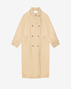 Chic Isabel Marant Edenna Cotton Short Coat Dress with Pockets & Buttons