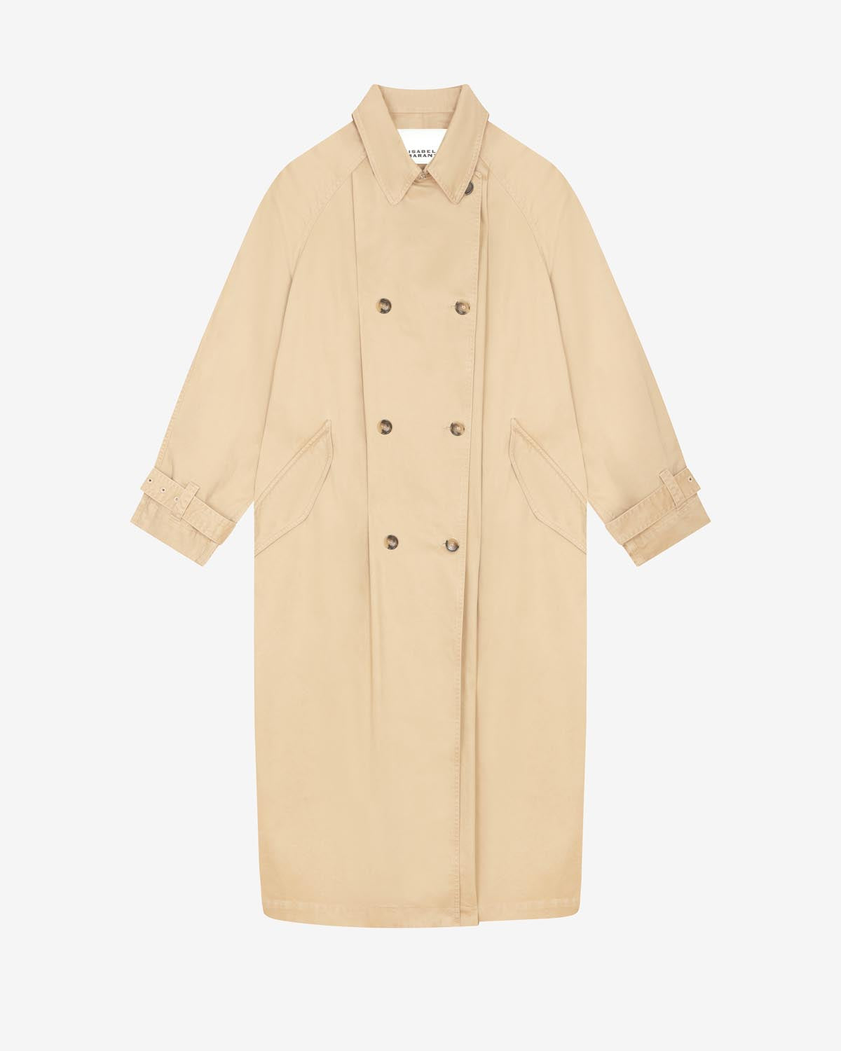Chic Isabel Marant Edenna Cotton Short Coat Dress with Pockets & Buttons