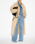 Chic Isabel Marant Edenna Cotton Short Coat Dress with Pockets & Buttons