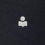 Chic Mona Cotton Blend Knit Cardigan with Embroidered Logo & Ribbed Finish