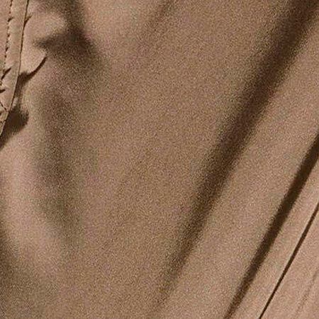 Chic Quilted Satin ELISA Coat with Faux Fur Lapel and Zippered Hood