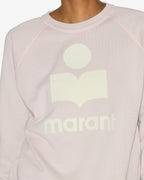 Chic Cotton MILLYNY Sweatshirt with Signature Logo, Relaxed Fit, Raglan Sleeves