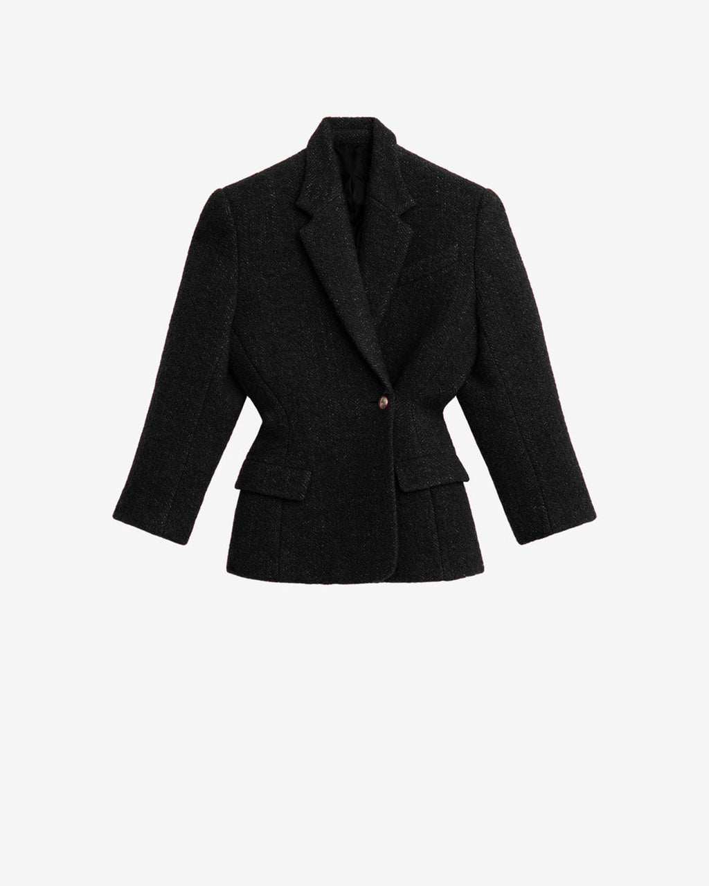 Chic Isabel Marant Gallie Short Brushed Wool Blend Coat for Women