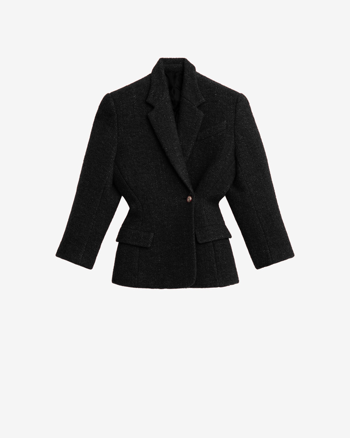 Chic Isabel Marant Gallie Short Brushed Wool Blend Coat for Women