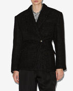 Chic Isabel Marant Gallie Short Brushed Wool Blend Coat for Women