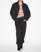 Chic Quilted Cotton Blend Dastyni Coat with Removable Sleeves, Double Collar