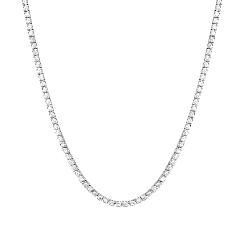 Dazzling Lab Grown Diamond Tennis Necklace: 14k/18k Gold, Ethical Brilliance