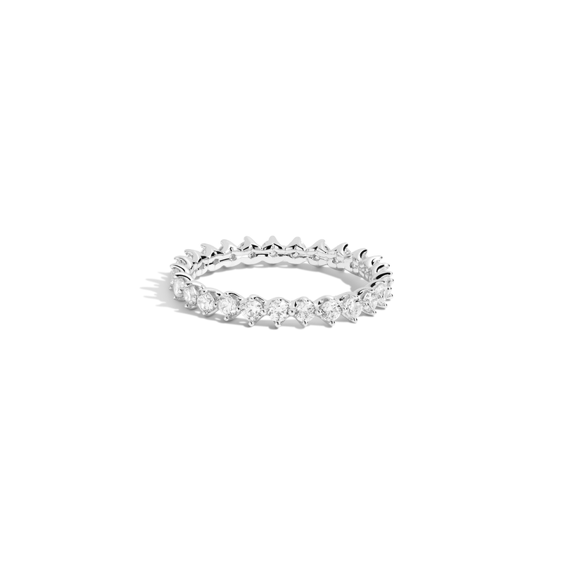 Brilliant Lab Grown Diamond Eternity Ring in 14k or 18k Gold